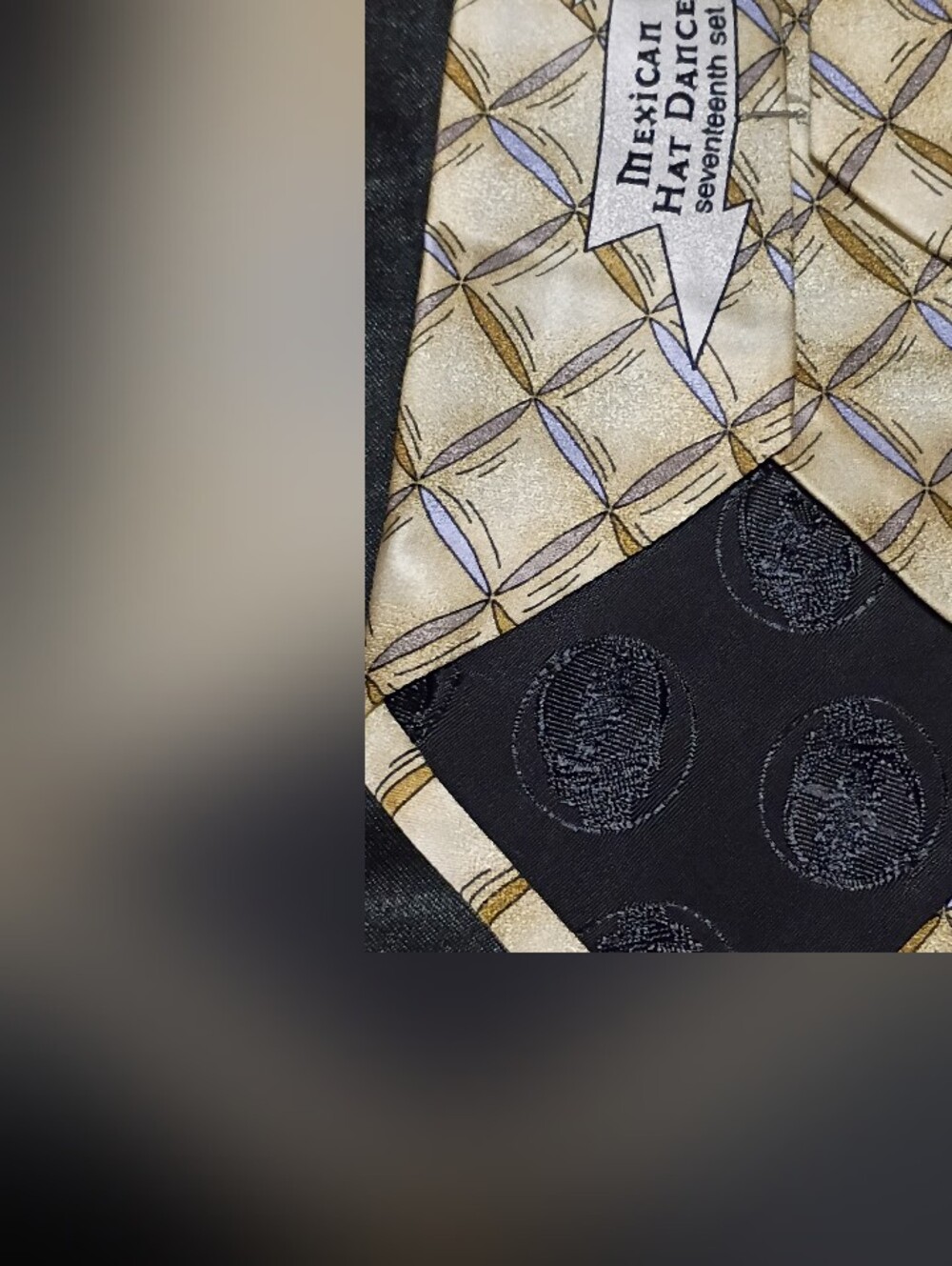 Grateful Dead 100% Silk Handmade Tie (1993)A - Picture 7 of 9
